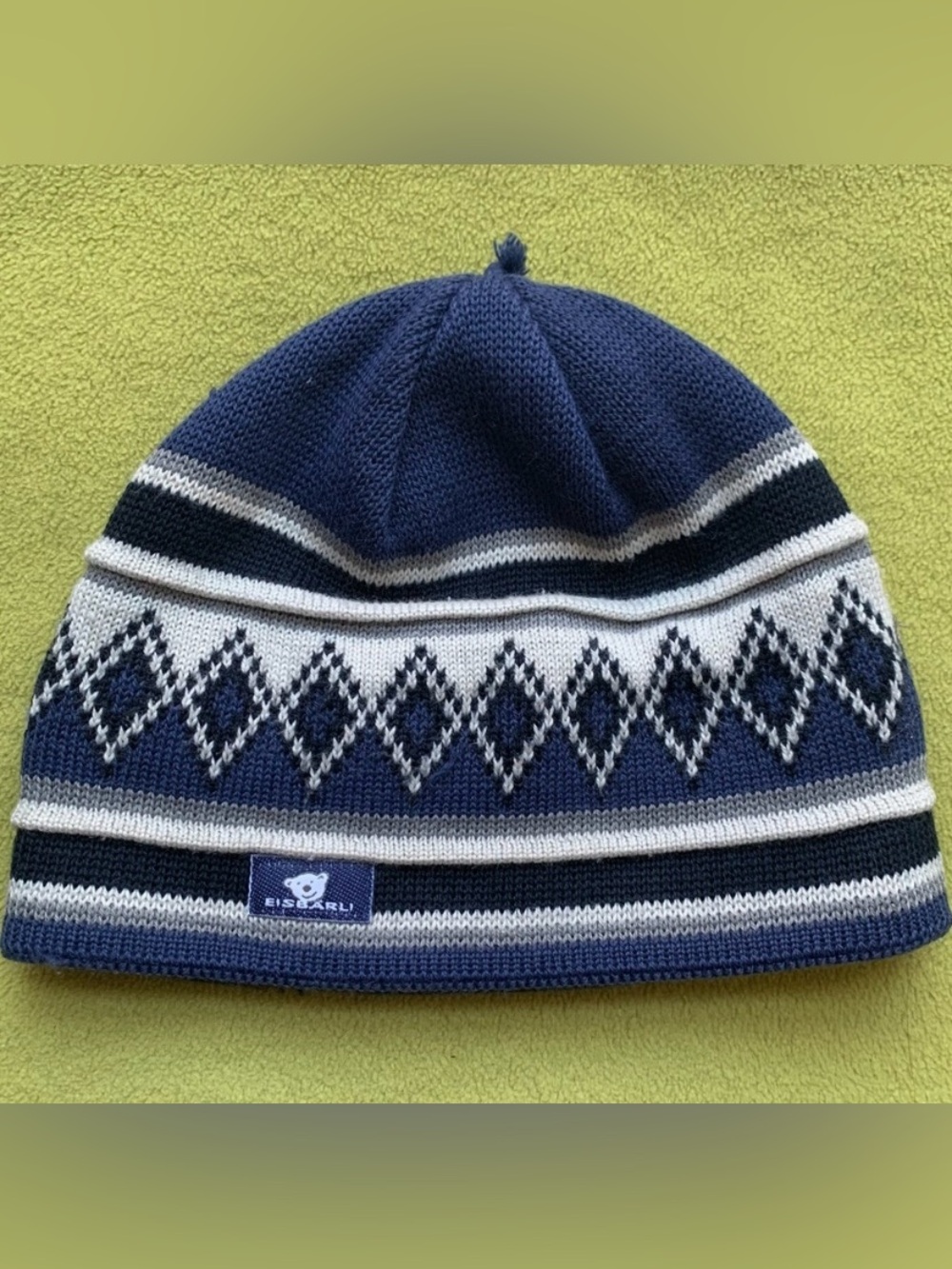 Eisbär Kids Austrian Ski Hat Fleece Lined Nordic Wool Blend